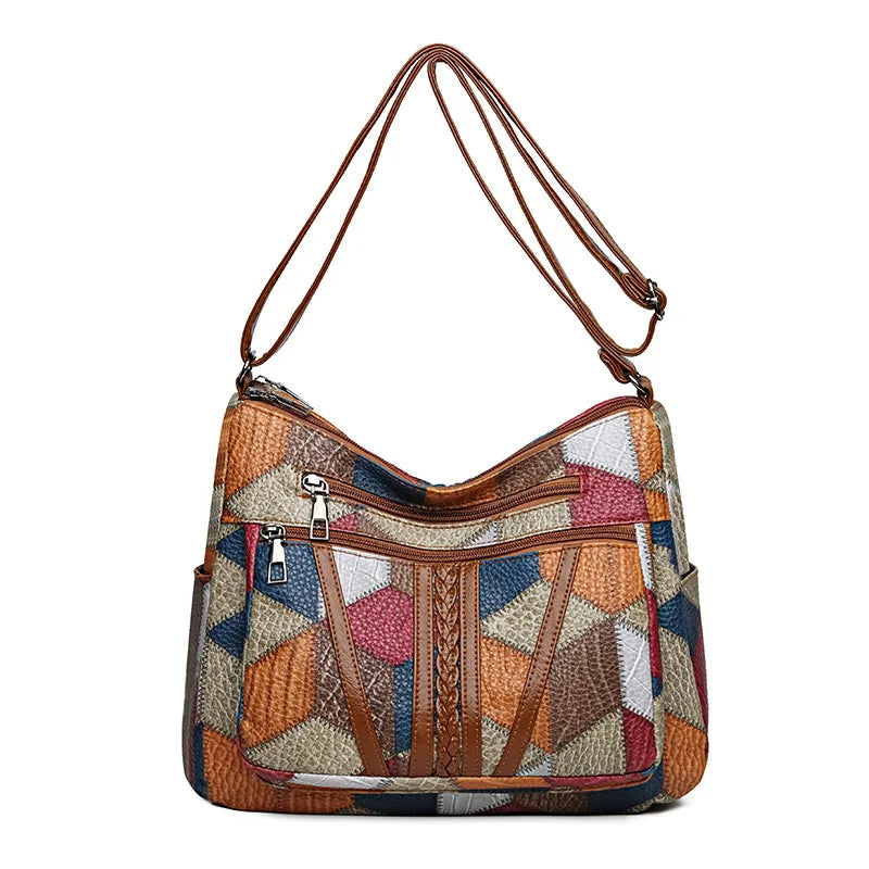 Nella™ | Patchwork Crossbody Bag
