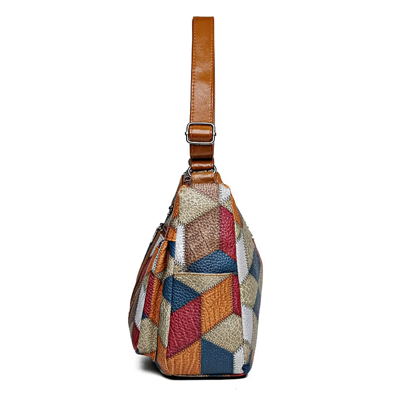 Nella™ | Patchwork Crossbody Bag