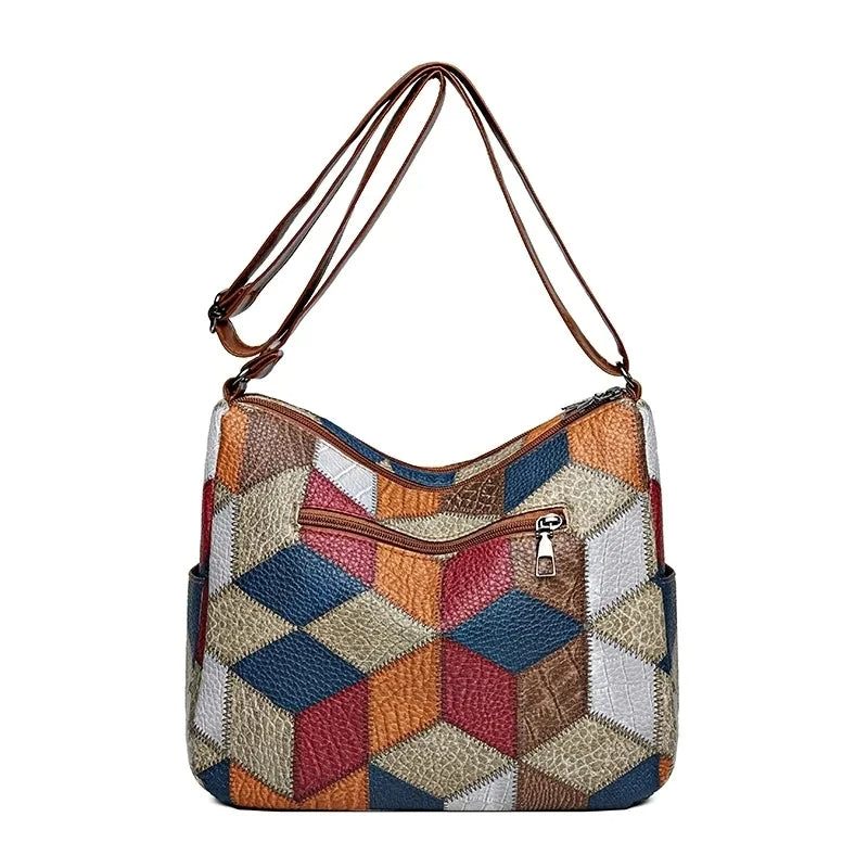 Nella™ | Patchwork Crossbody Bag
