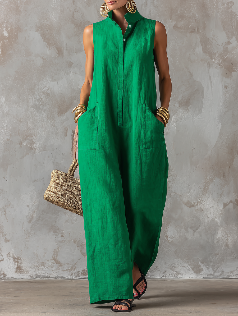 Jerline™ jumpsuit by THE WHITMORE FAMILY, featuring a stylish, fitted design with long sleeves and a modern silhouette.