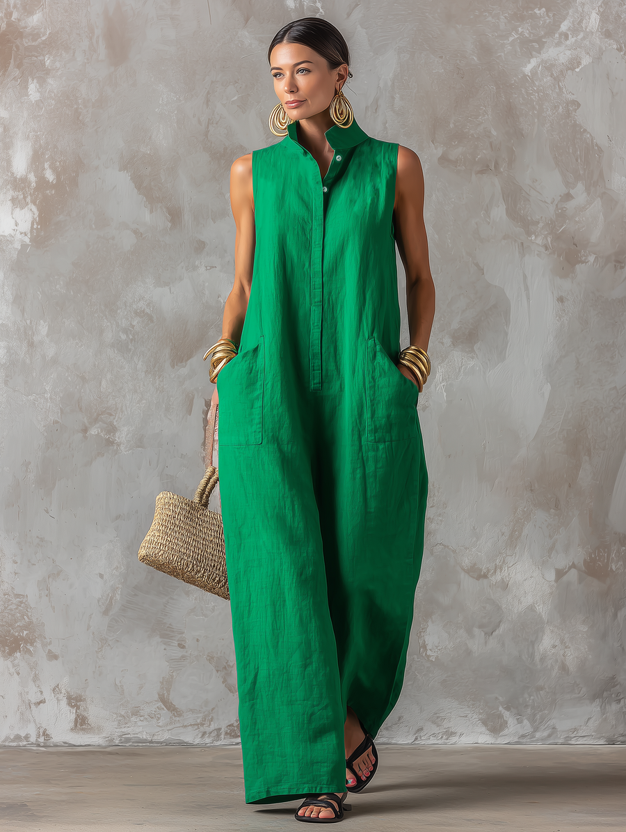 Jerline™ jumpsuit by THE WHITMORE FAMILY, featuring a stylish, fitted design with long sleeves and a trendy silhouette.
