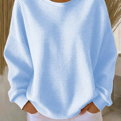 Women’s classic sweater jumper by THE WHITMORE FAMILY, featuring a cozy knit design and a relaxed fit.