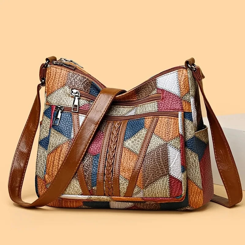 Nella™ | Patchwork Crossbody Bag