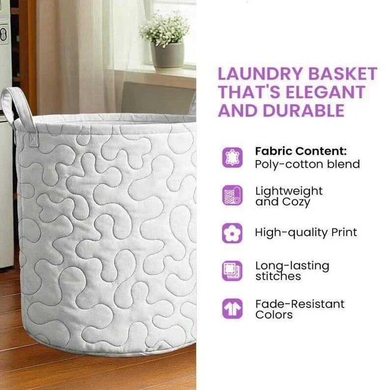 Bloom Bright | Quilted Storage Basket