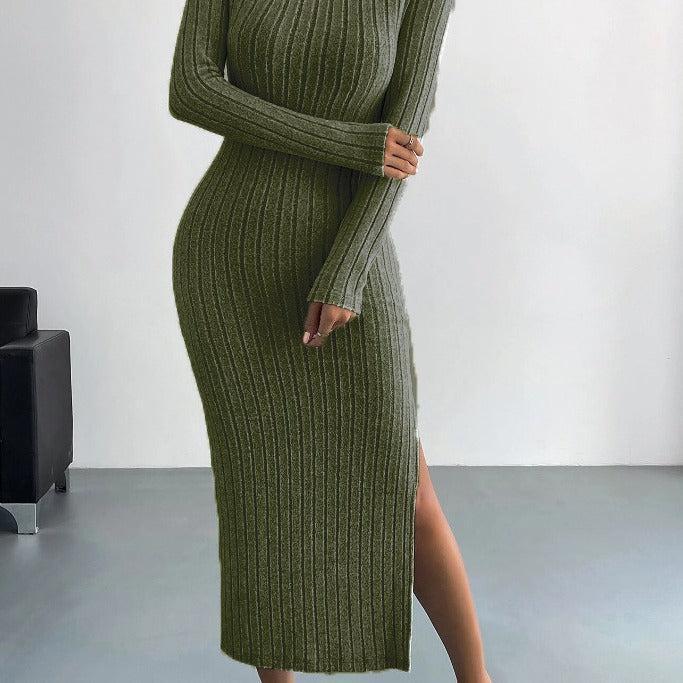 Lina - Knitted Long Dress for Women