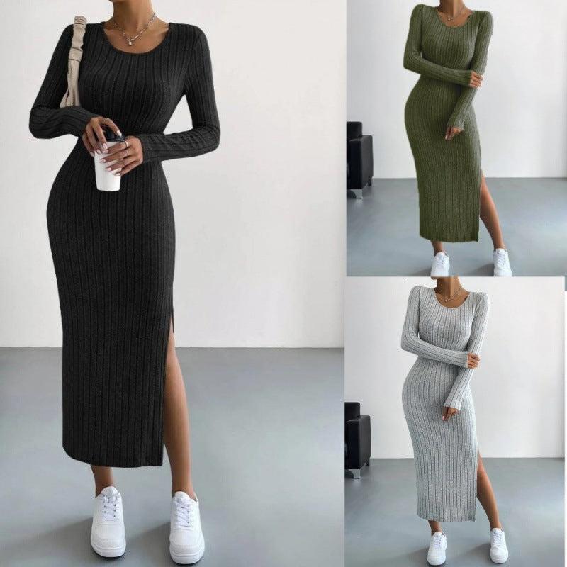 Lina - Knitted Long Dress for Women