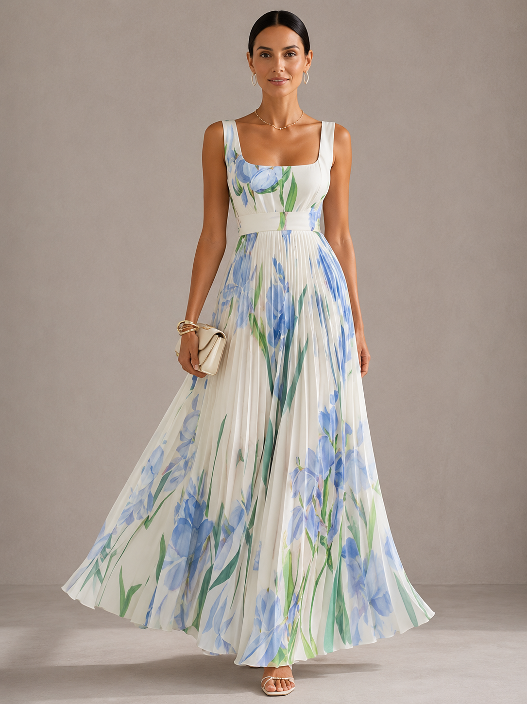 ELVENA™ | Floral Maxi Dress