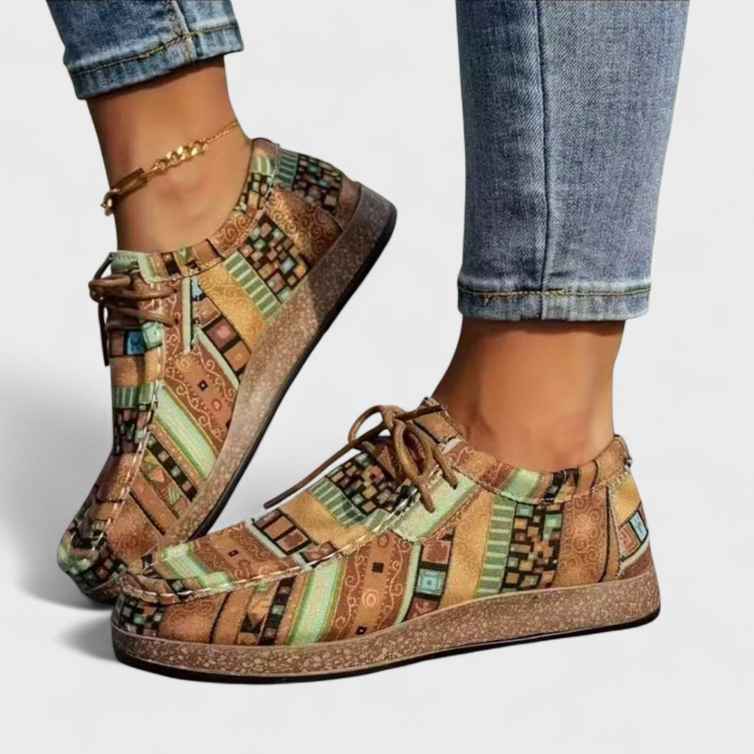 Rebecca | Orthopedic Patterned Sneakers