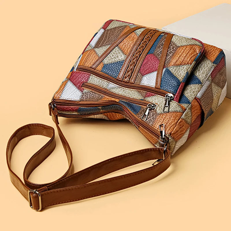 Nella™ | Patchwork Crossbody Bag