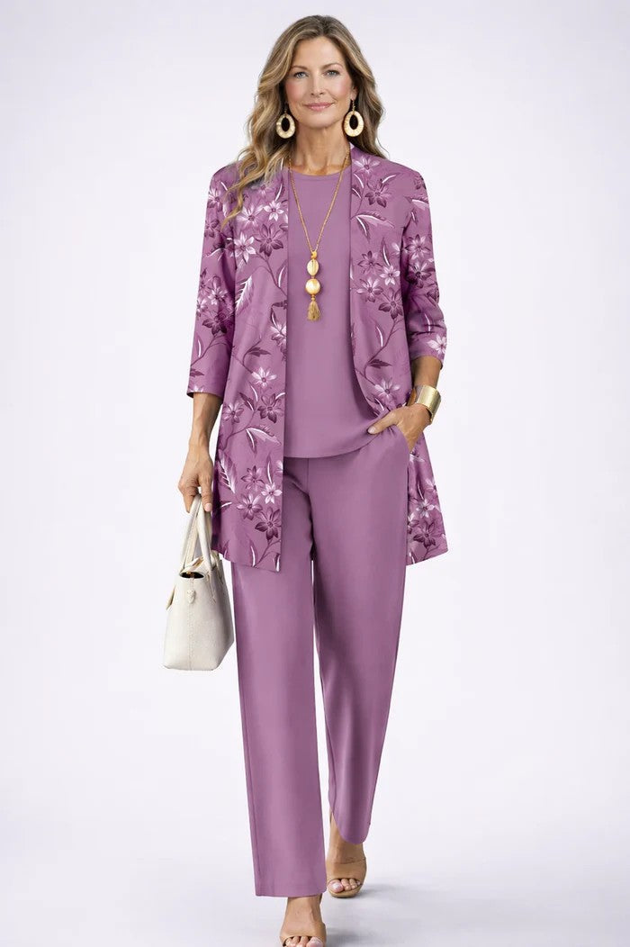 DOROTHY | ELEGANT THREE-PIECE TROUSER SET
