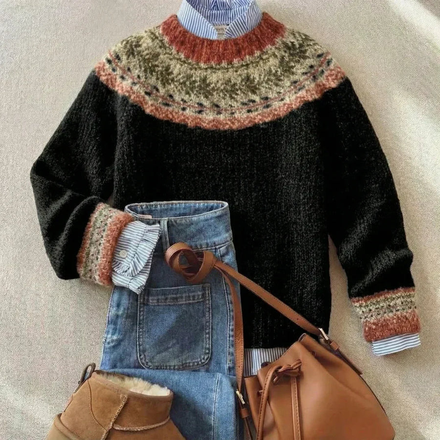 Samantha™ | Chic Vintage Knit Sweater