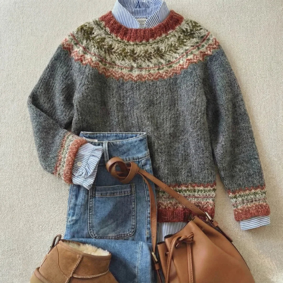 Megan™ | Classic Vintage Knit Sweater