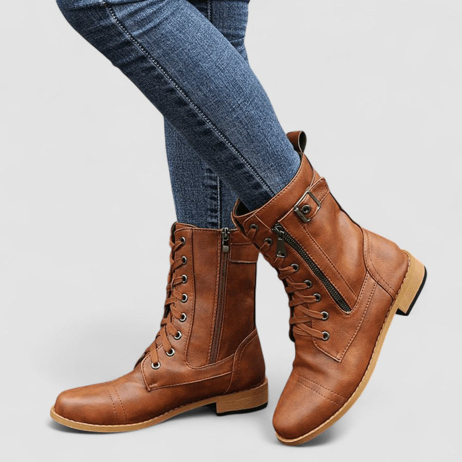 Tallulah | Buckled Western Boots