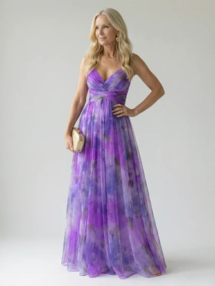 Isabella | Wrapped Floral Maxi Dress