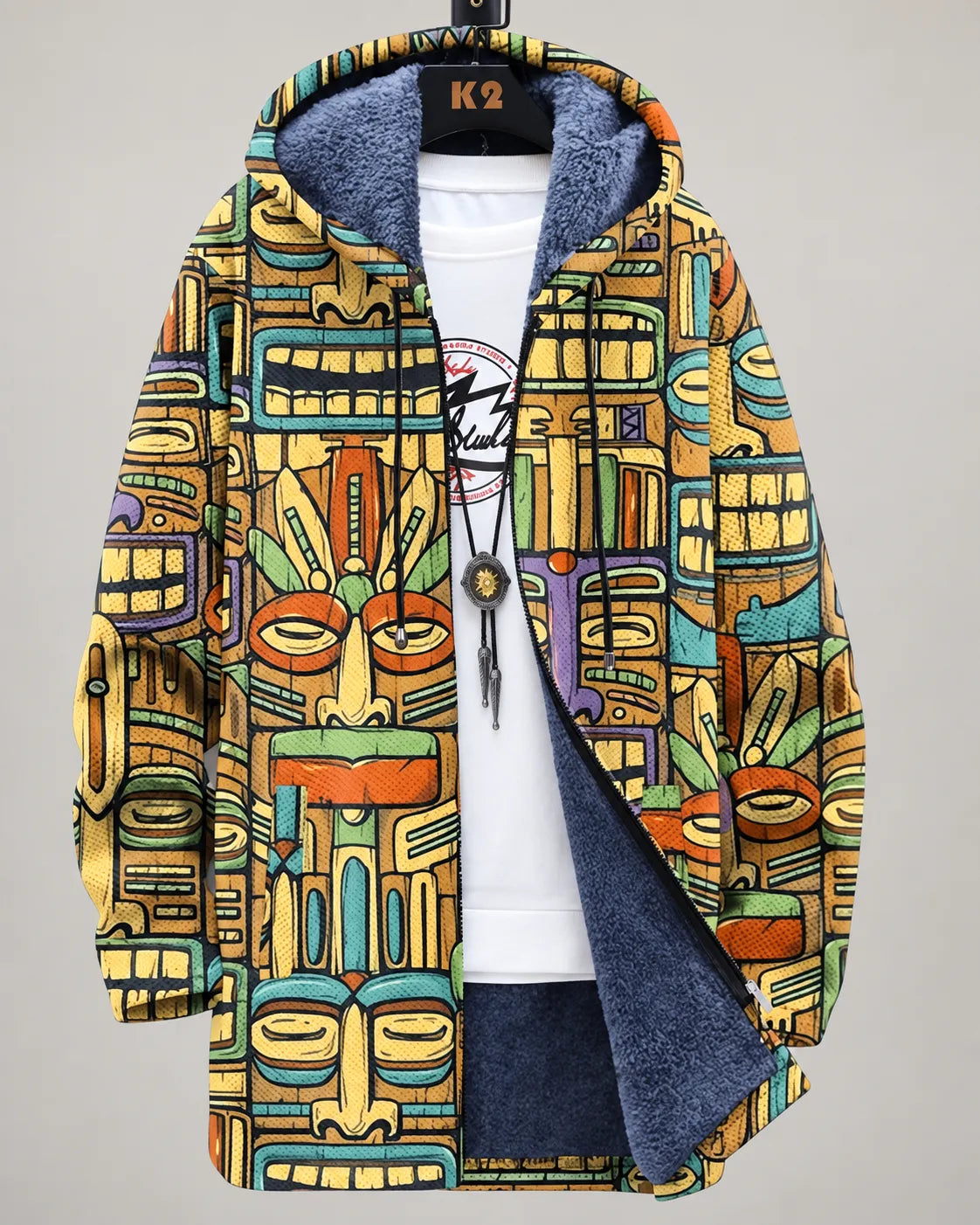 Amara Heritage Art Hooded Jacket