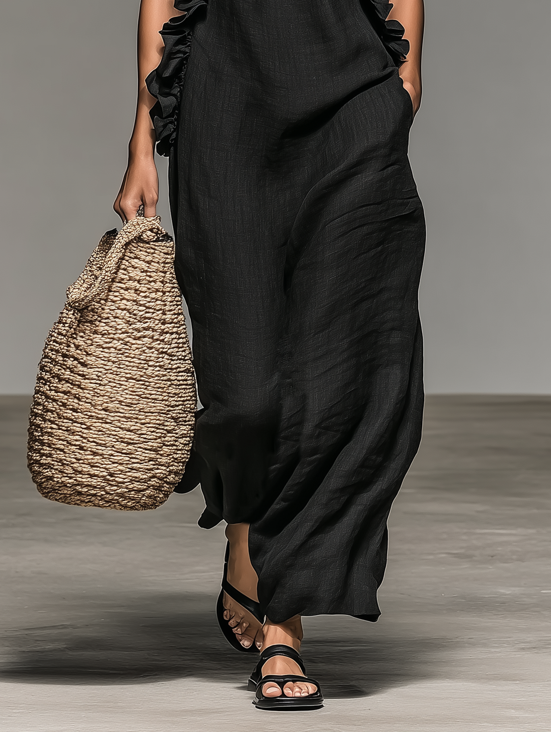 Emma | Soft Ruffle Maxi