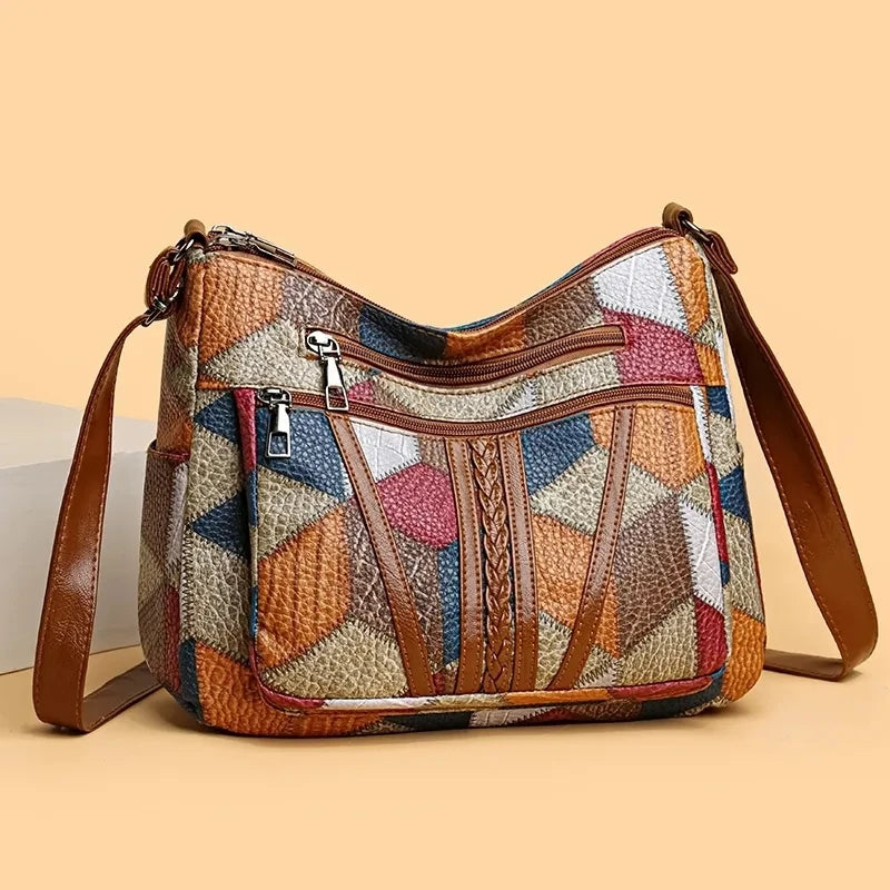 Nella™ | Patchwork Crossbody Bag