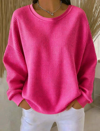 Women’s classic sweater jumper by THE WHITMORE FAMILY, featuring a cozy knit design in a neutral color.