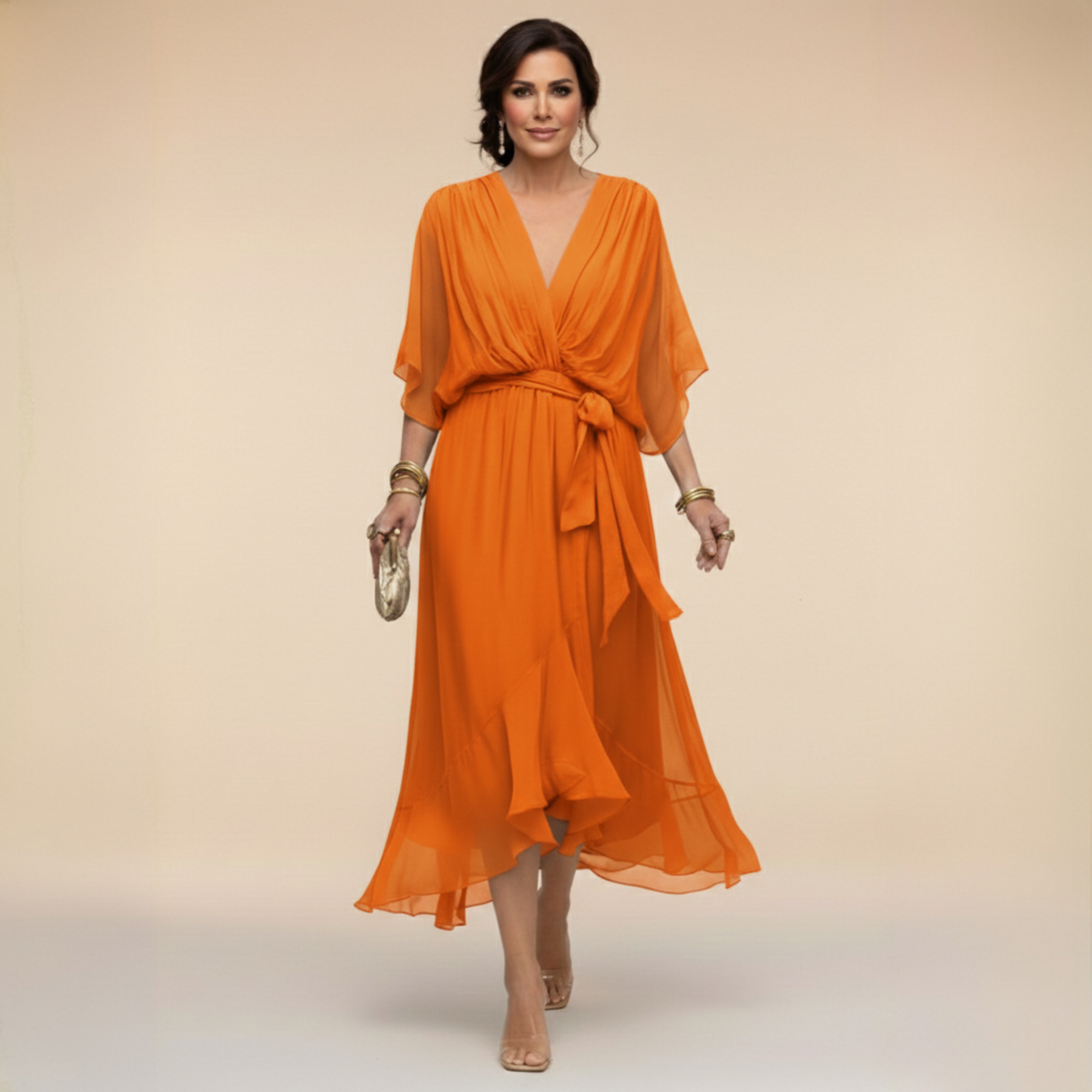 Sarah™ | Sandra V-Neck Dress
