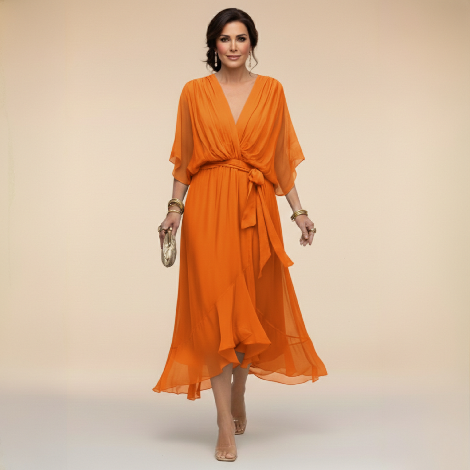 Sarah™ | Sandra V-Neck Dress