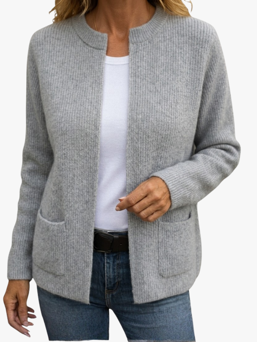 MOREAU LYON | GILET EN TRICOT À FERMETURE ÉCLAIR POUR FEMMES