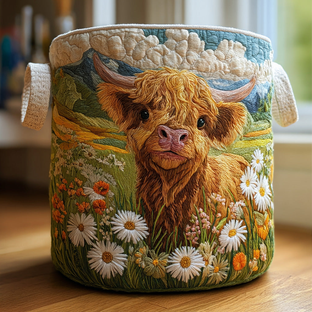Highland Charm | Quilted Storage Basket