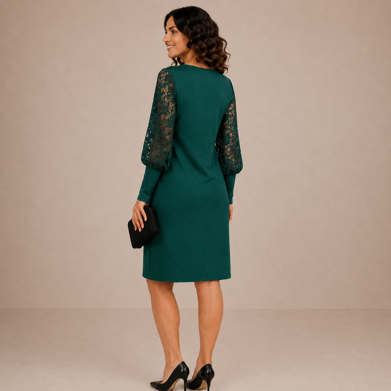ELVENA™ | Elegant Relaxed Midi Dress