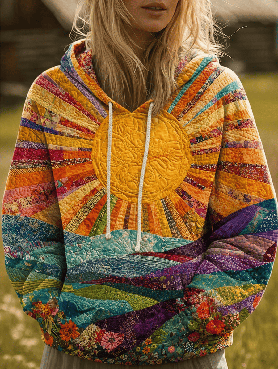 Amara cozy pullover hoodie by THE WHITMORE FAMILY, soft fabric, front pocket, and relaxed fit, shown in a neutral color.