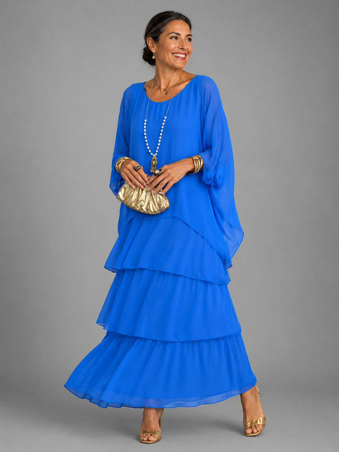 ELVENA™ | Elegant Flowy Maxi Dress