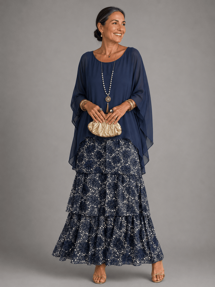 Elegant Chloe™ flowing maxi dress by THE WHITMORE FAMILY, featuring soft fabric, flattering silhouette, and stylish design.