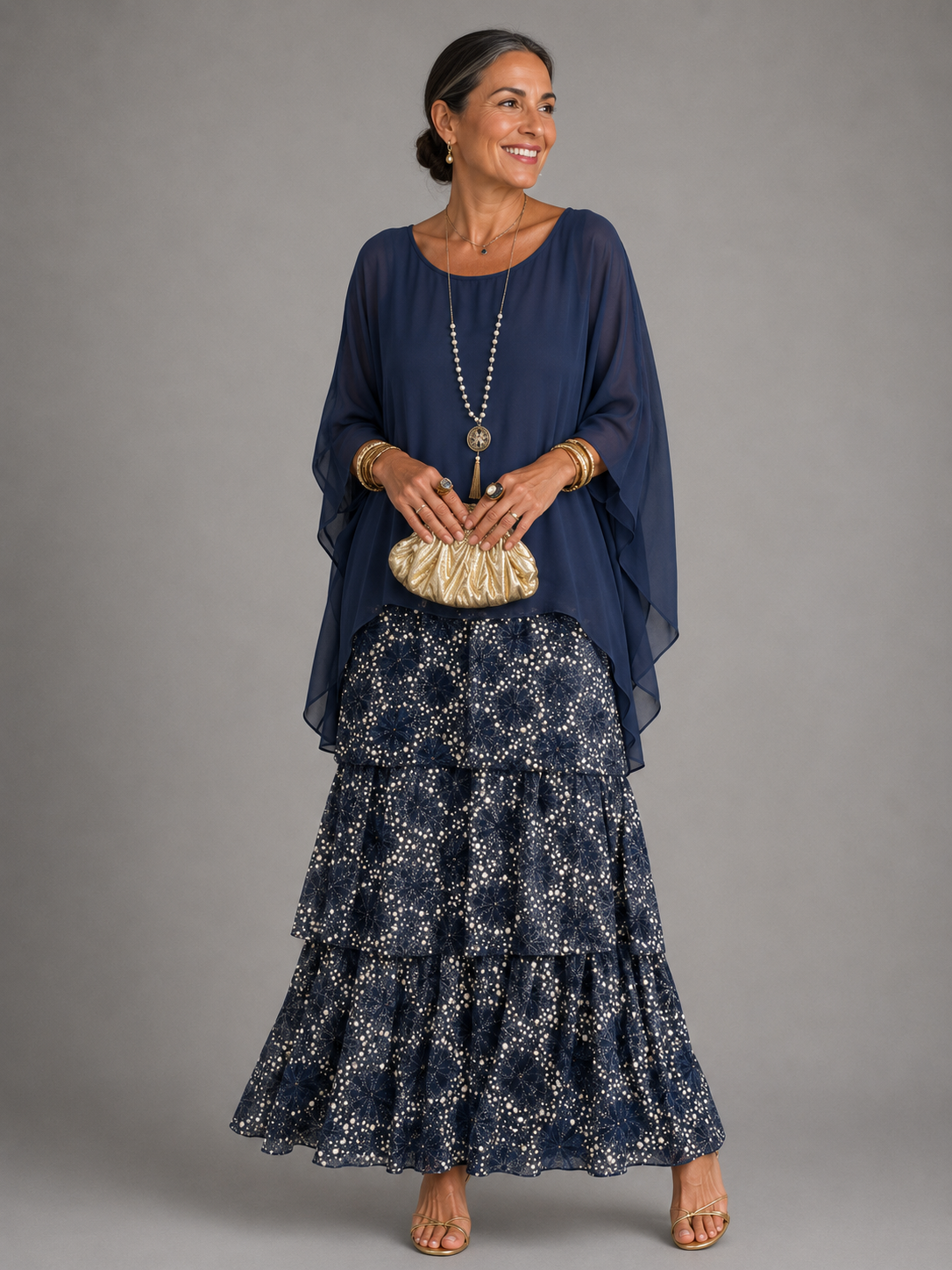 ELVENA™ | Elegant Flowy Maxi Dress