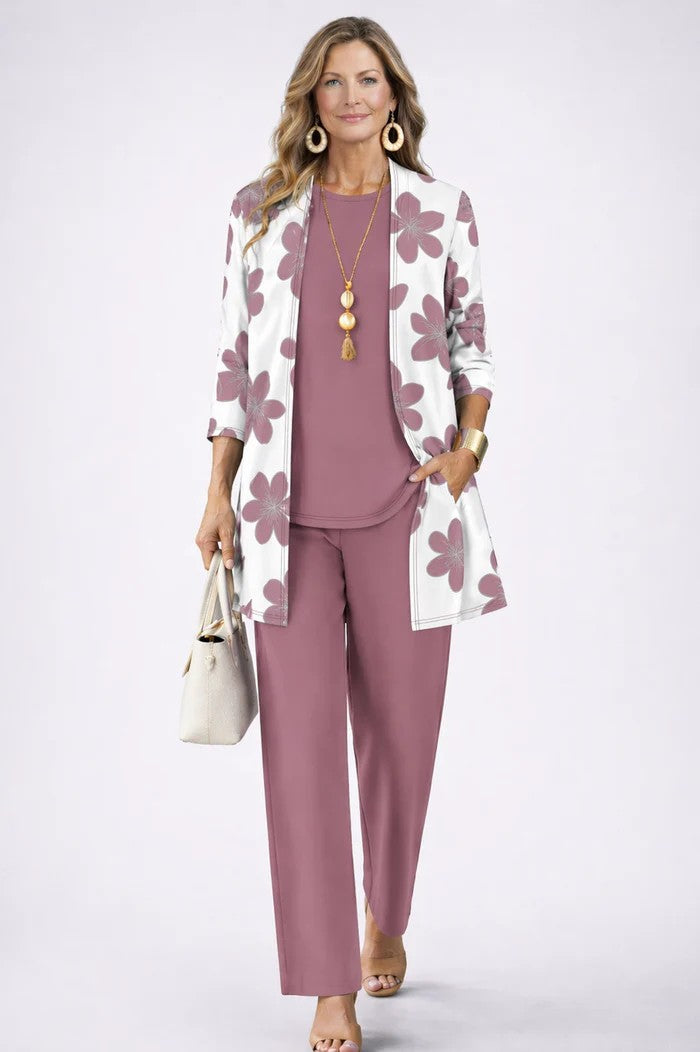 DOROTHY | ELEGANT THREE-PIECE TROUSER SET