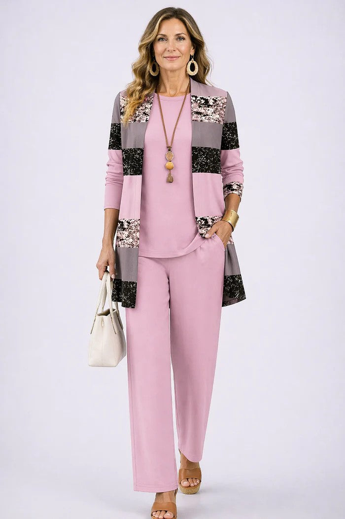 DOROTHY | ELEGANT THREE-PIECE TROUSER SET