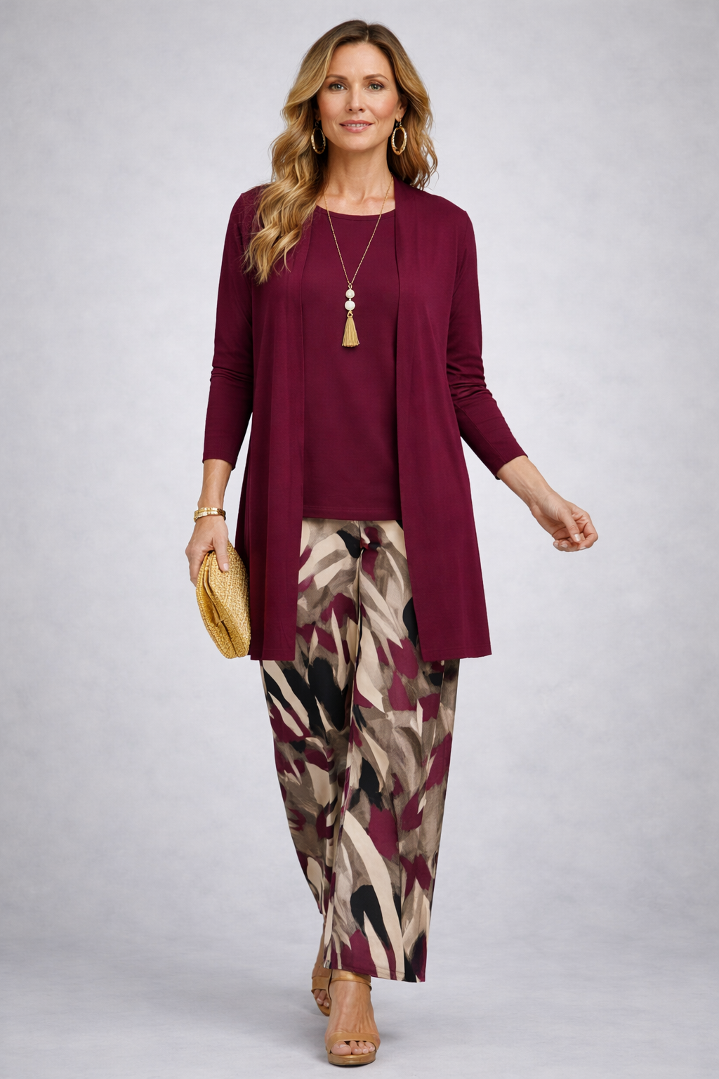PENELOPE | GRACEFUL THREE-PIECE TROUSER SET