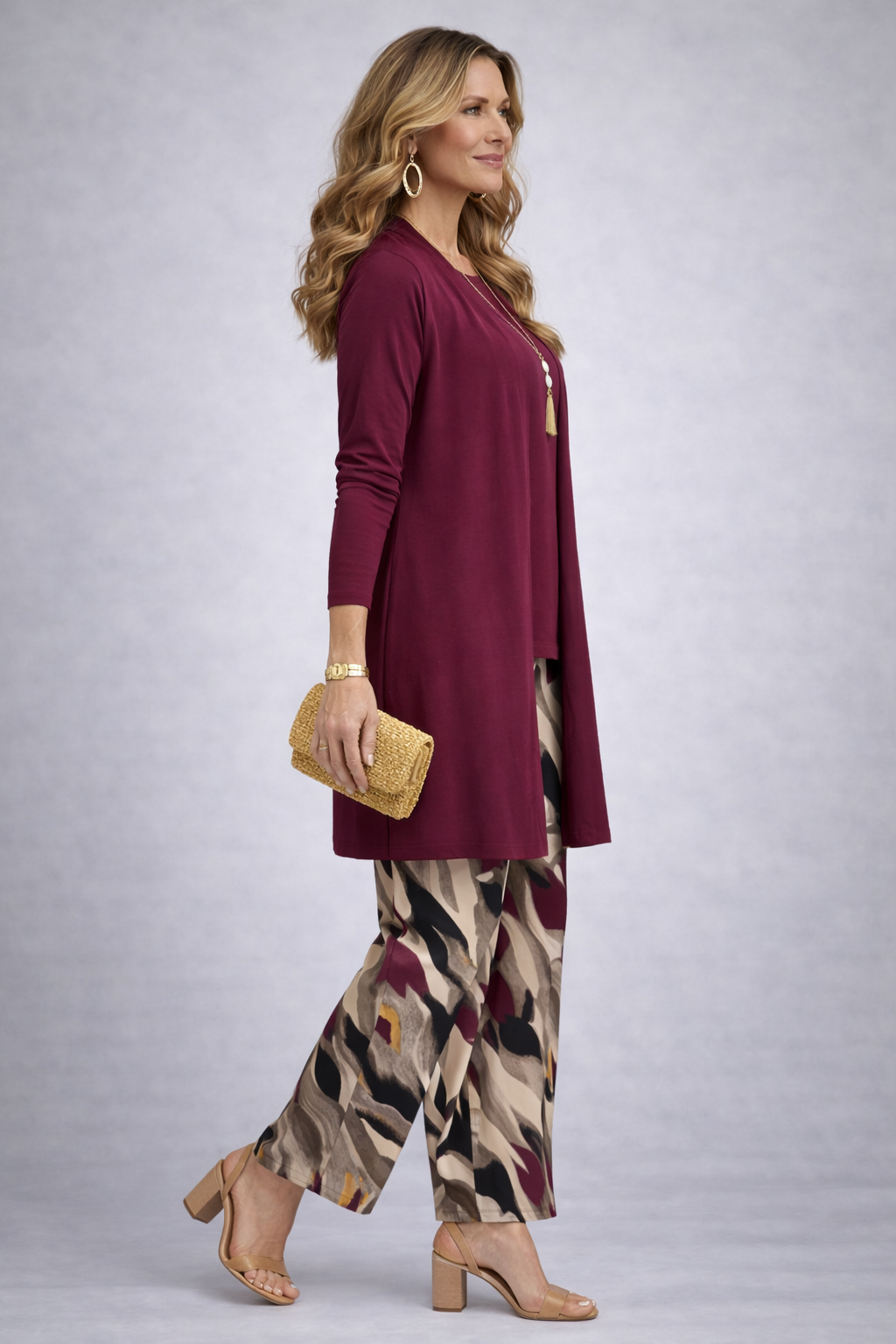 PENELOPE | GRACEFUL THREE-PIECE TROUSER SET