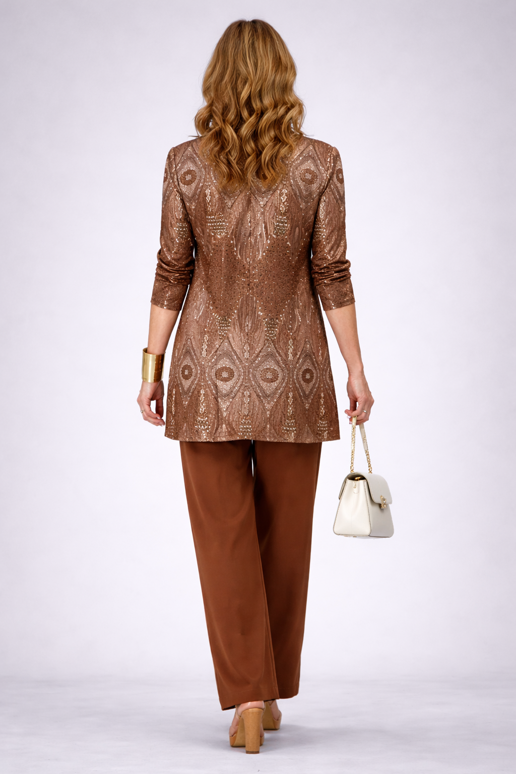 BRIGIT | GRACEFUL THREE-PIECE TROUSER SET