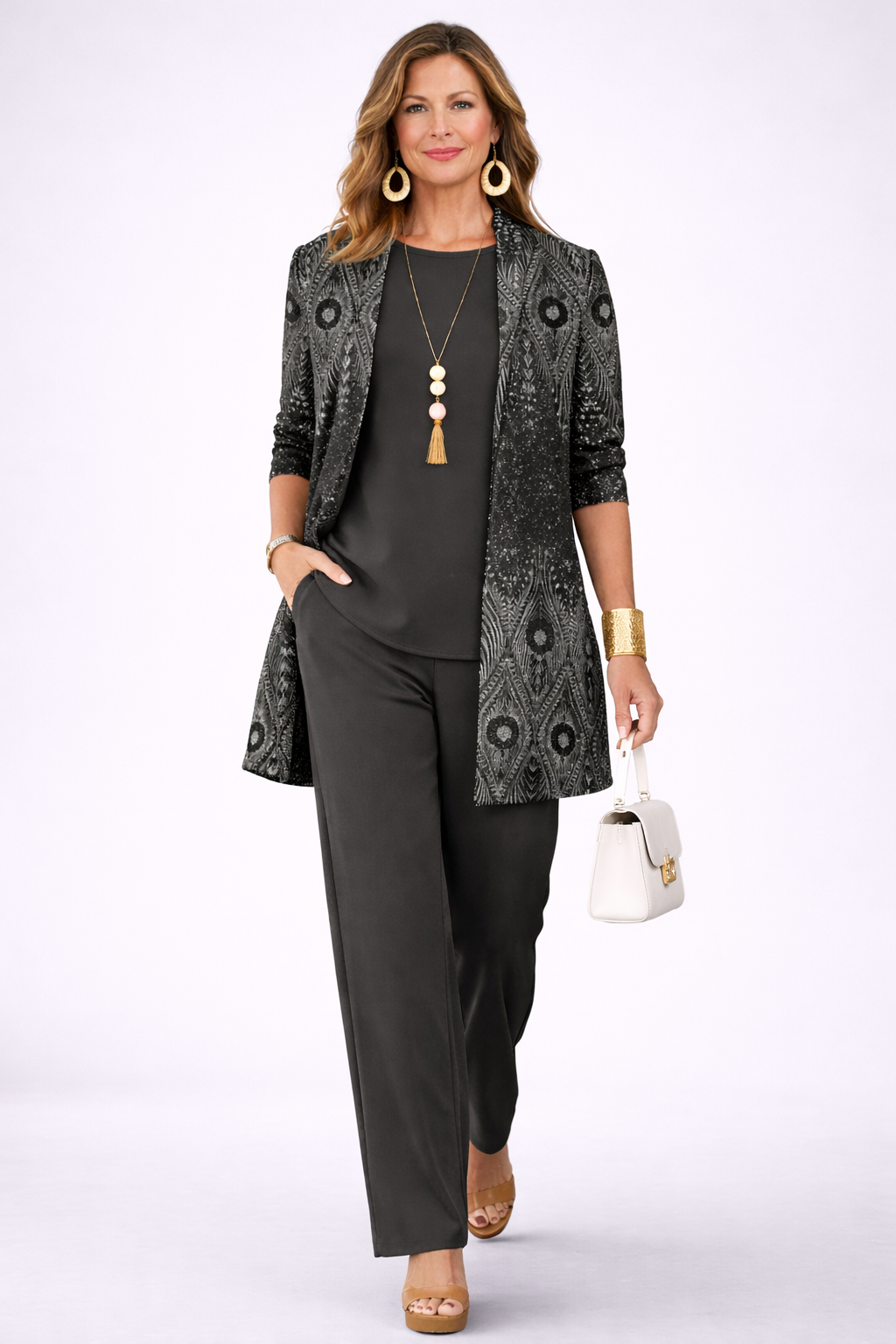 CAROL | CLASSIC THREE-PIECE TROUSER SET
