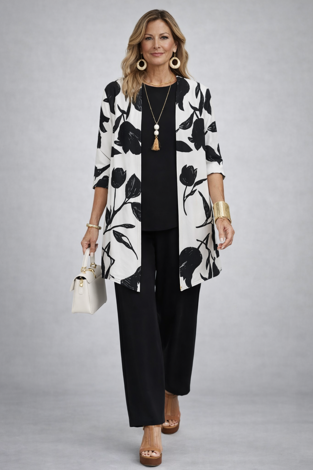 SYLVIA | REFINED THREE-PIECE TROUSER SET