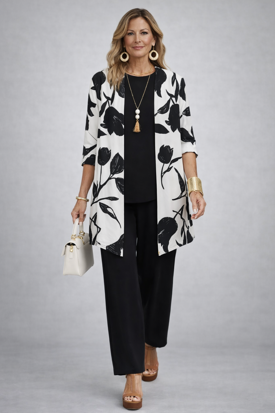 SYLVIA | REFINED THREE-PIECE TROUSER SET