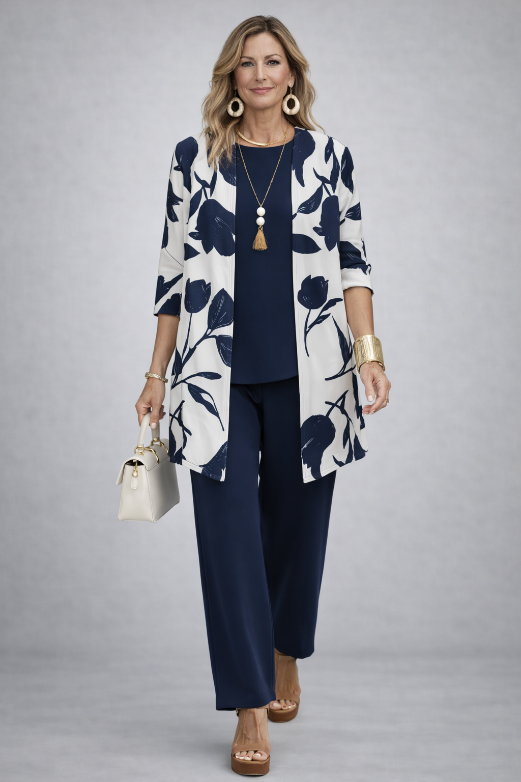 ANNETTE | ELEGANT THREE-PIECE TROUSER SET