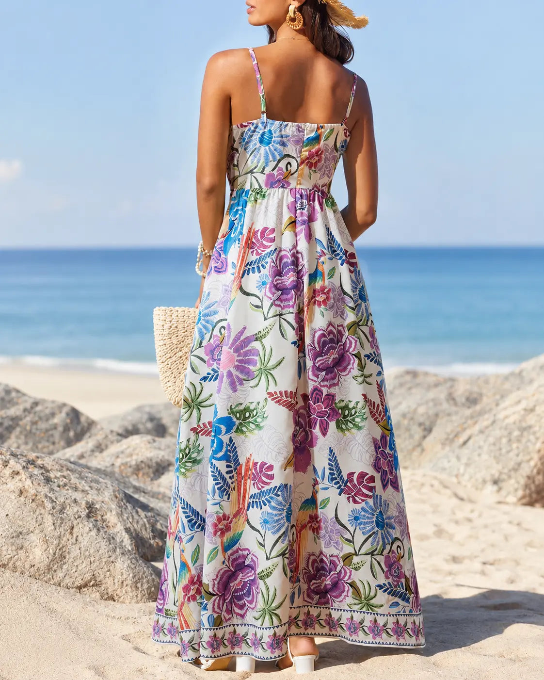 Marbella | Tropical Bloom Maxi Dress