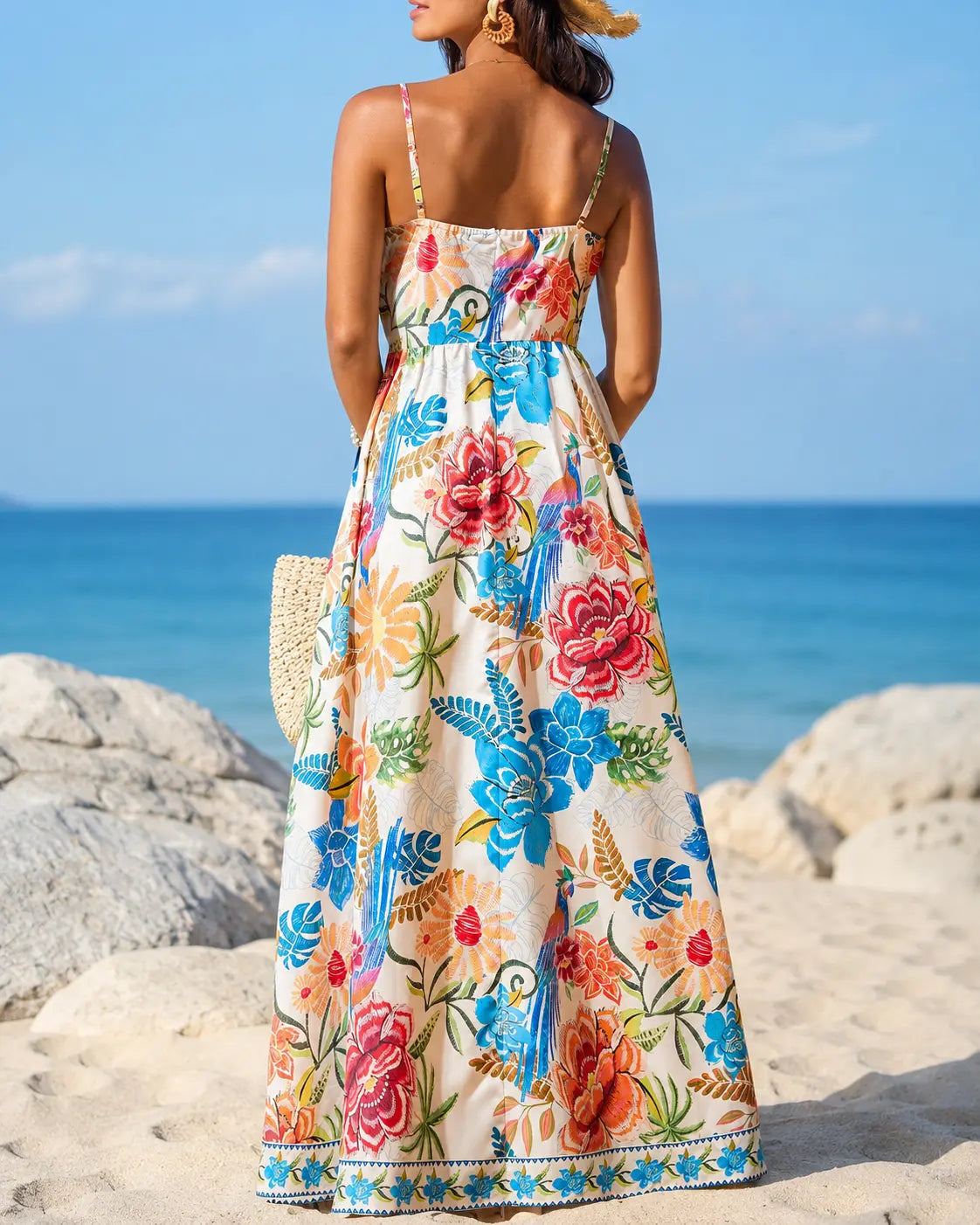 Marbella | Tropical Bloom Maxi Dress