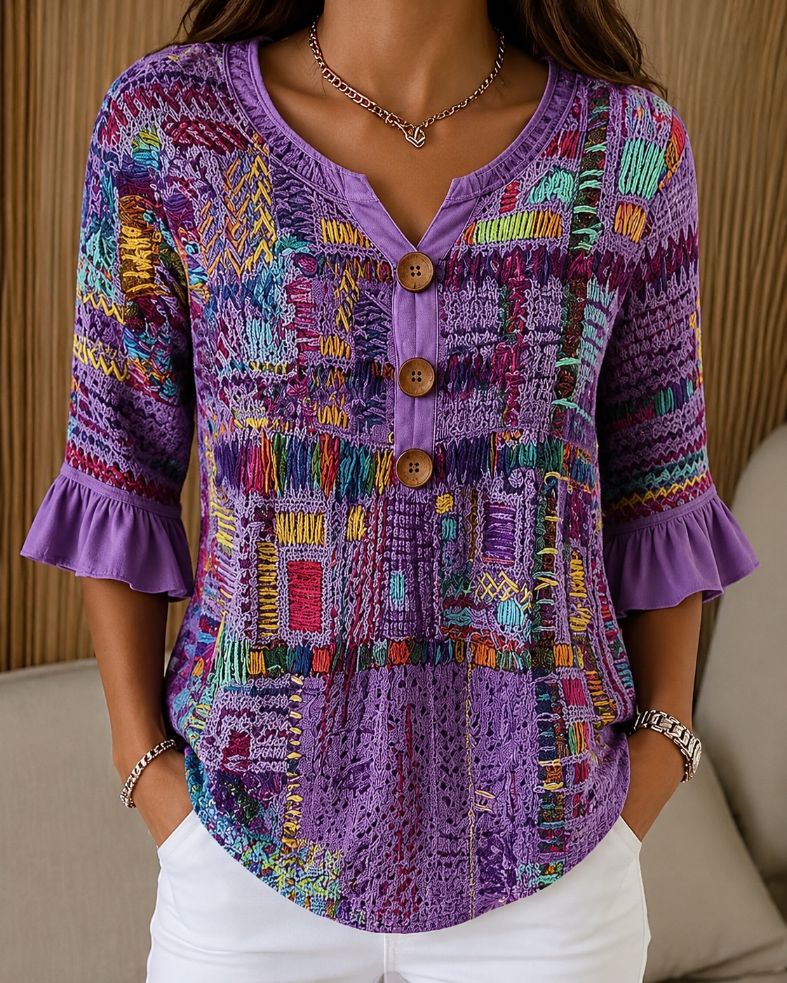 Vintage Casual Blouse