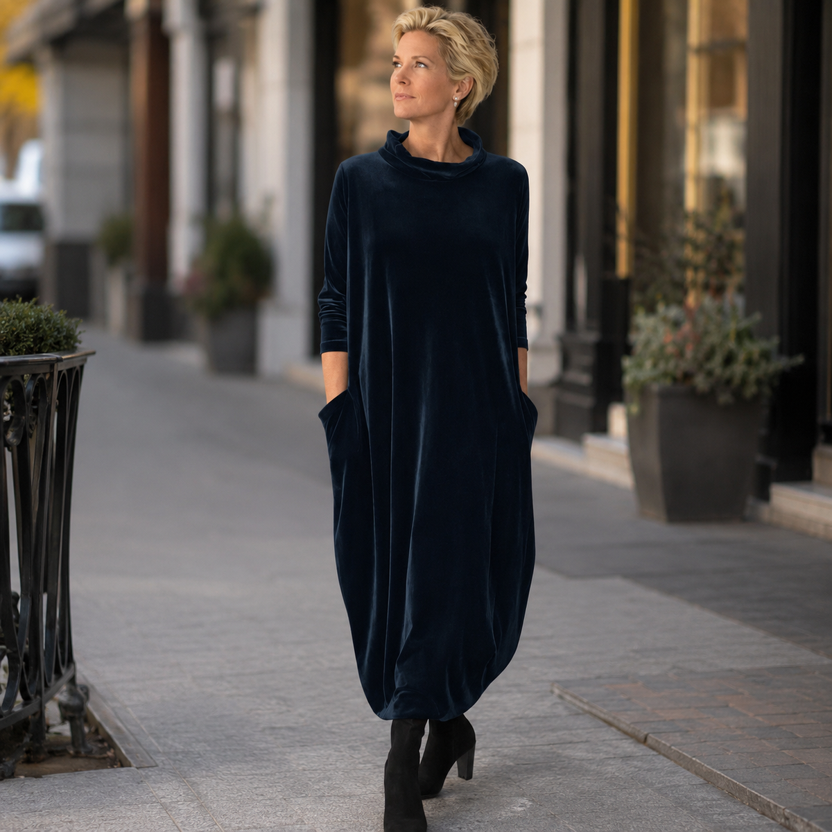 Eilene | Velvet Maxi Dress