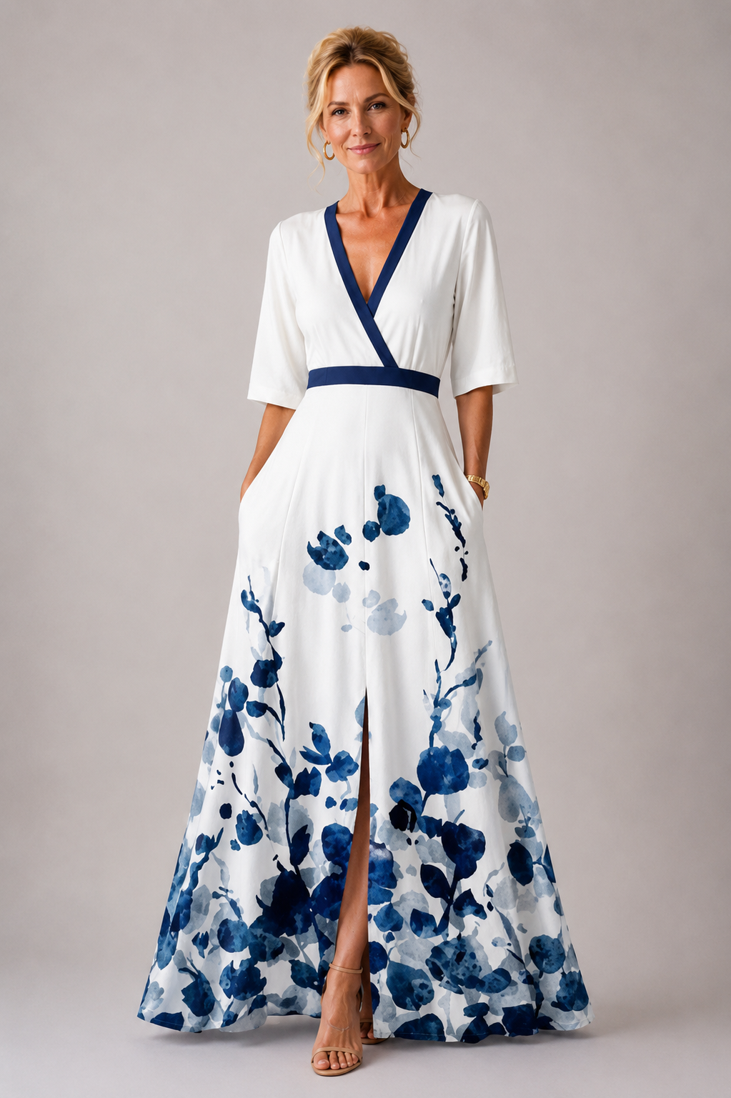 Yael | Chic Floral Print Dress