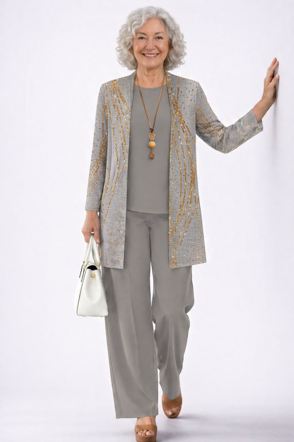 LILLIAN | ELEGANT THREE-PIECE TROUSER SET