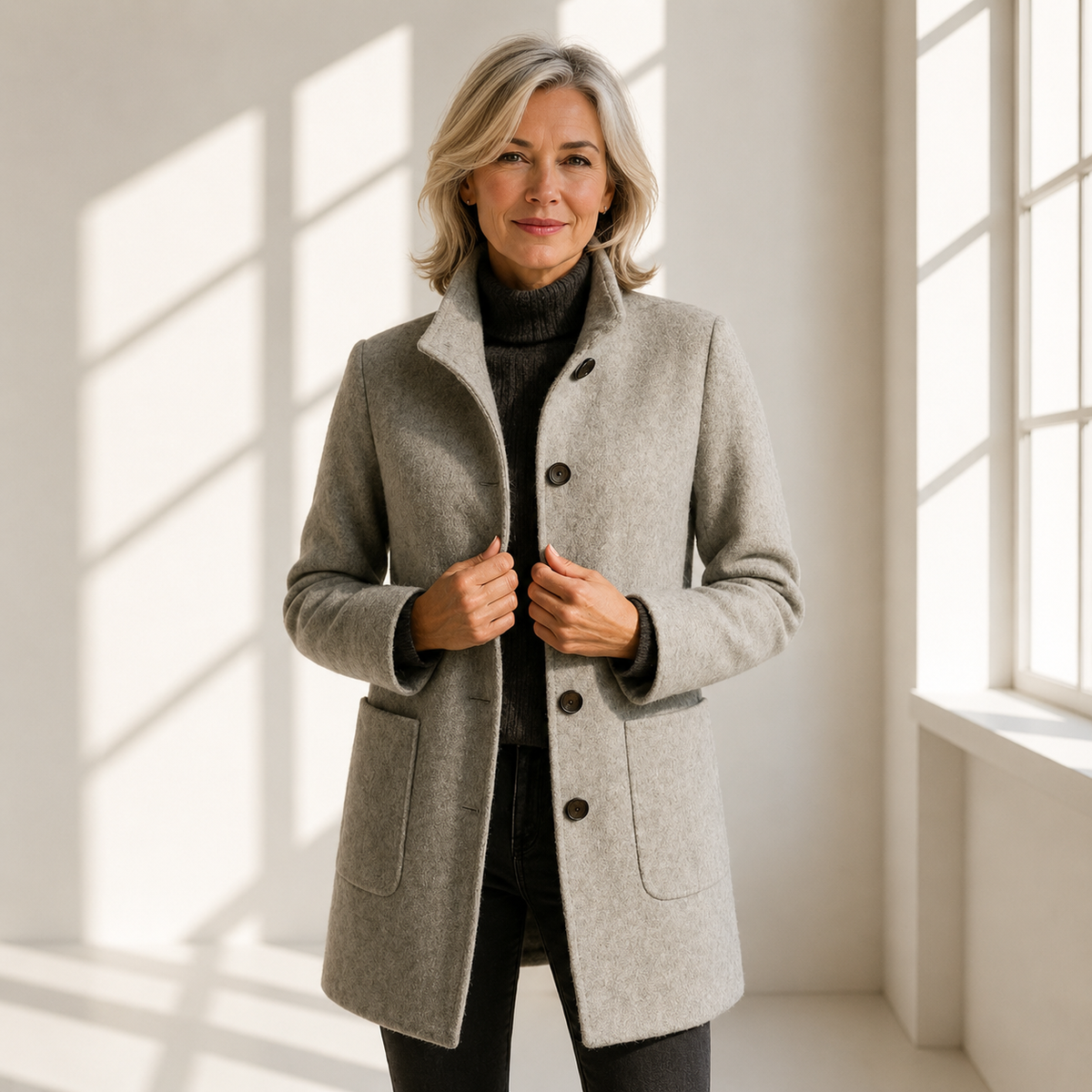 Éléonore | Wool Mid-Length Coat