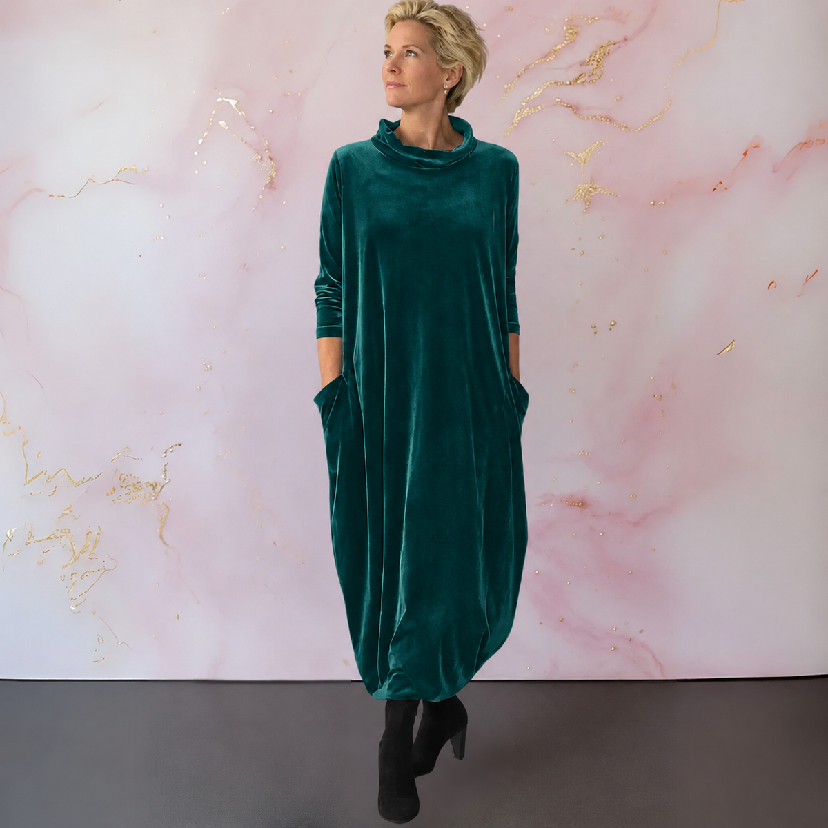 Eilene | Velvet Maxi Dress