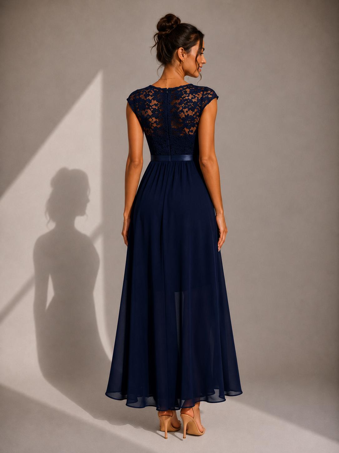 ELVENA™ | Lace Bodice Maxi Dress