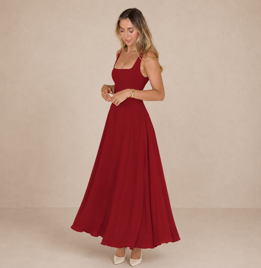 ELVENA™ | Classic Midi Dress